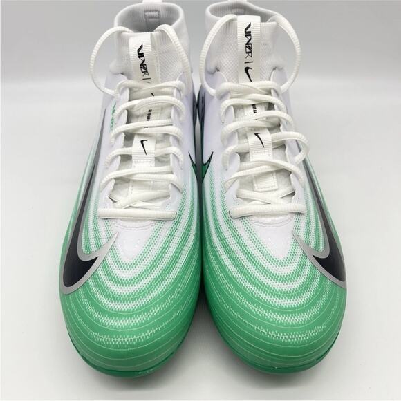 Nike Air Zoom Vapor 1 Football Cleats White Green Men's Size 9 HM8850-100 - Picture 2 of 4